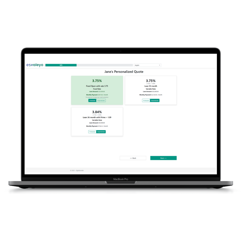 ProLender Personalized Quote